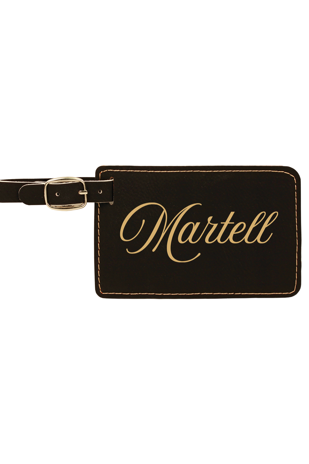 Martell - 4 1/4" x 2 3/4" Laserable Leatherette Luggage Tag