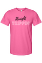 Straight Trippin' - Black/White Font Unisex Short Sleeve Shirt