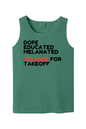 Cleared for Takeoff - Black/Red Unisex Tank Top