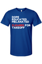 Cleared for Takeoff - White/Red Font Unisex Short Sleeve Shirt