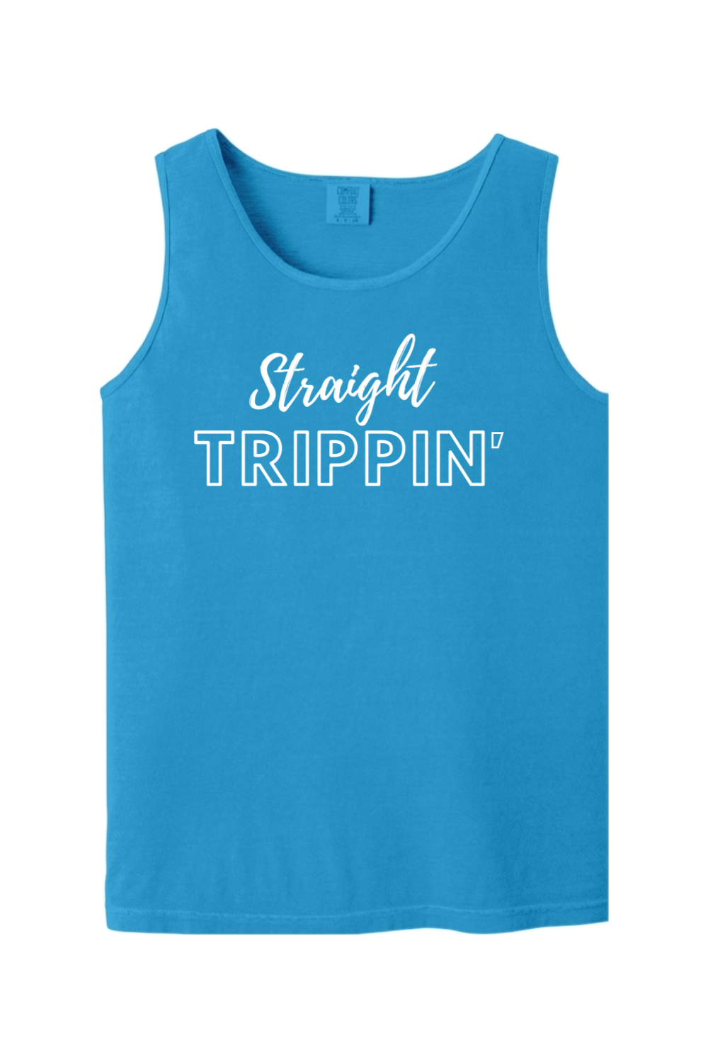 Straight Trippin' - White Font Unisex Tank Top