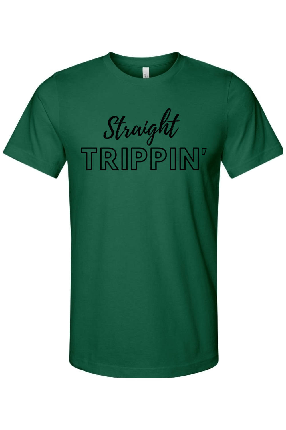 Straight Trippin' - Black Font Unisex Short Sleeve Shirt