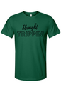 Straight Trippin' - Black Font Unisex Short Sleeve Shirt