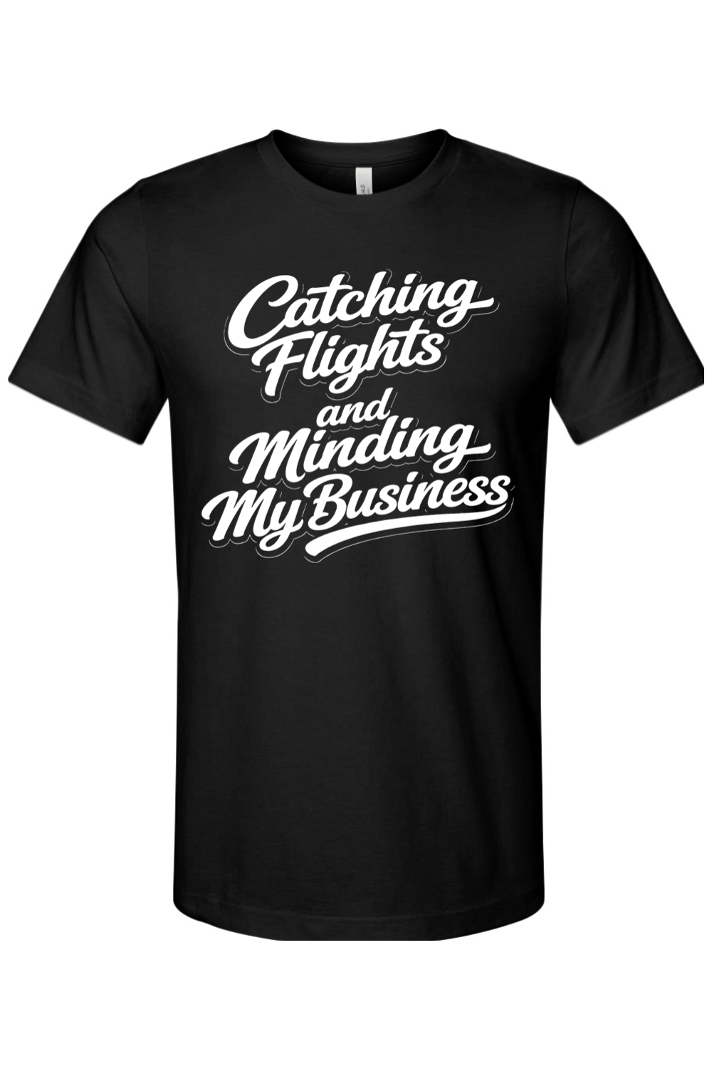Minding My Business V2 - White Font Unisex Short Shirt