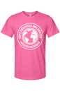 Dope Educated Melanated Stamp - White Font Unisex Short Sleeve Shirt
