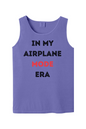 Airplane Mode Era - Black/Red Font Unisex Tank Top
