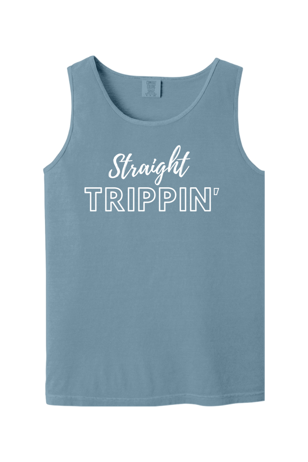Straight Trippin' - White Font Unisex Tank Top