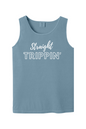 Straight Trippin' - White Font Unisex Tank Top