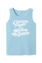 Minding My Business - White Font Unisex Tank Top