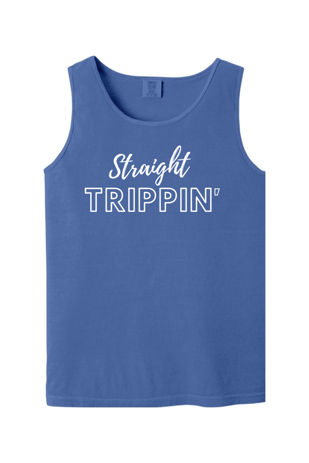 Straight Trippin' - White Font Unisex Tank Top