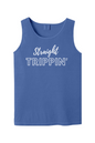 Straight Trippin' - White Font Unisex Tank Top