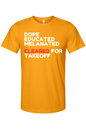 Cleared for Takeoff - White/Red Font Unisex Short Sleeve Shirt