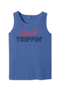 Straight Trippin' - Red/Black Font Unisex Tank Top
