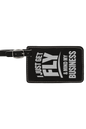 Get Fly & Mind My Business - 4 1/4" x 2 3/4" Laserable Leatherette Luggage Tag