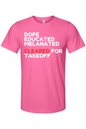 Cleared for Takeoff - White/Red Font Unisex Short Sleeve Shirt